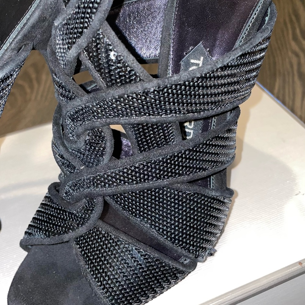 Tom Ford sequined black high heels - Picture 9 of 13